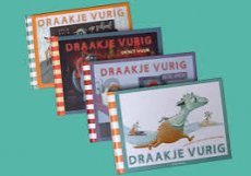 Draakje vurig 4 delen