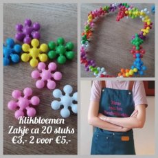 klikbloemen, 60 stuks