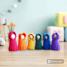 PegDolls regenboog hoodys